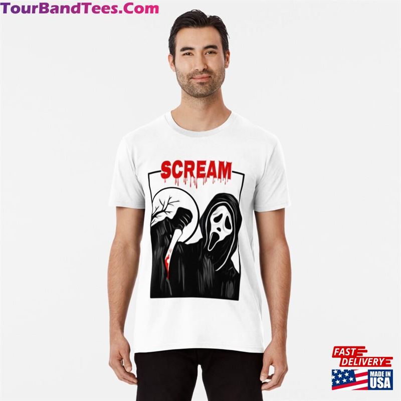 Spooky Cartoon Movie And Scary Ghost Face Premium T-Shirt Classic Sweatshirt 29Uf181774 – Utopia Fashion