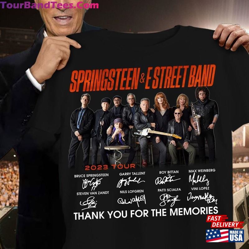 Springsteen And Estreet Band Tour Signatures Shirt Rock E Street Unisex Sweatshirt 29Uf168097 – Utopia Fashion