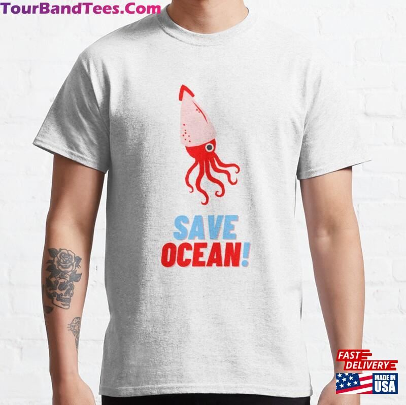 Squid Sea Animal Classic T-Shirt 29Uf187598 – Utopia Fashion