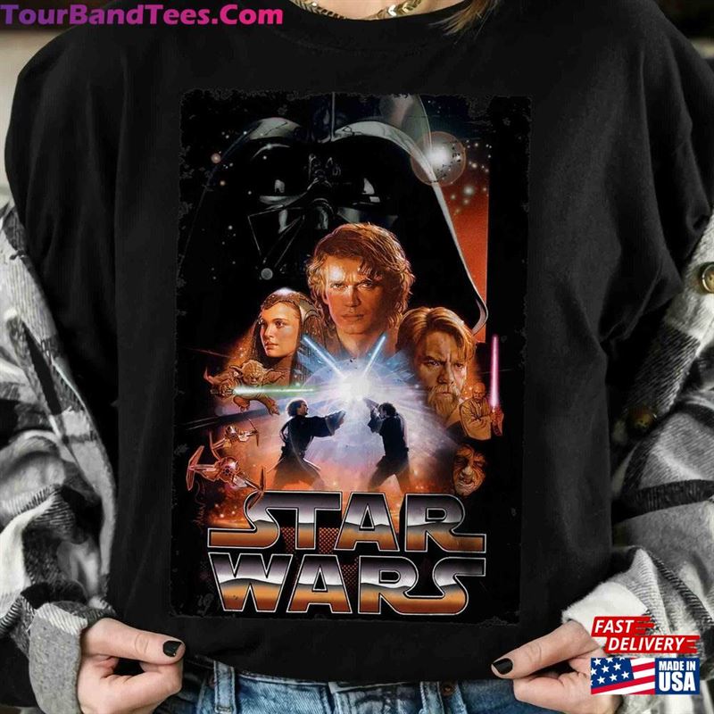 Star Wars Revenge Of The Sith Movie Poster Graphic T-Shirt Hoodie Classic 29Uf172386 – Utopia Fashion