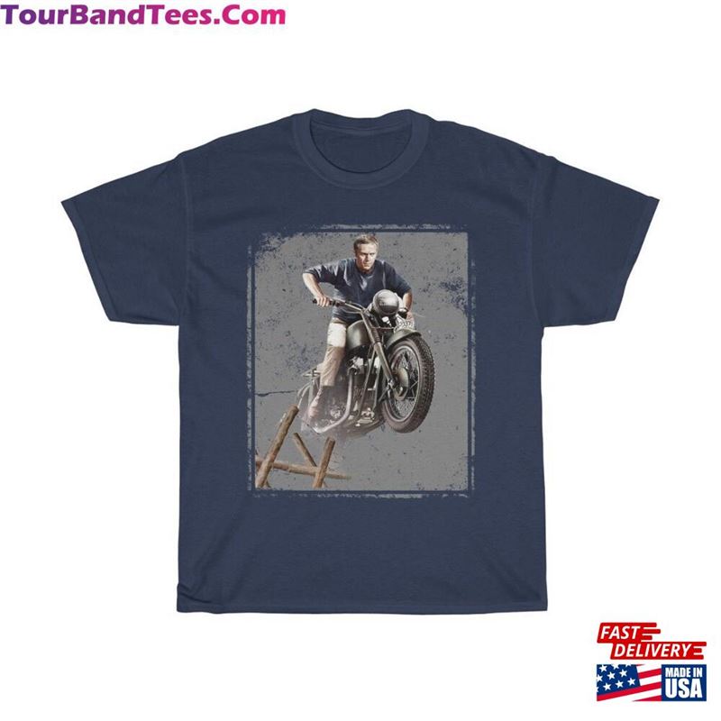 Steve Mcqueen Triumph Motorcycle T-Shirt Great Escape Movie Printed Unisex Sweatshirt 29Uf167606 – Utopia Fashion