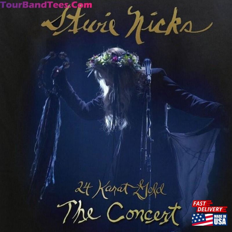 Stevie Live In Concert Nicks Music Tee Shirt Sweatshirt Gold Tour Fleetwood Rock Band Mac Unisex T-Shirt 29Uf165097 – Utopia Fashion