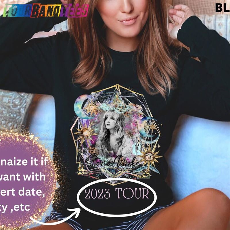 Stevie Nicks Shirt Long Sleeve Tee Personalized Birthday Gift Concert Women’S Graphic Fleetwood Mac Hippie Gifts Classic Unisex 29Uf165303 – Utopia Fashion