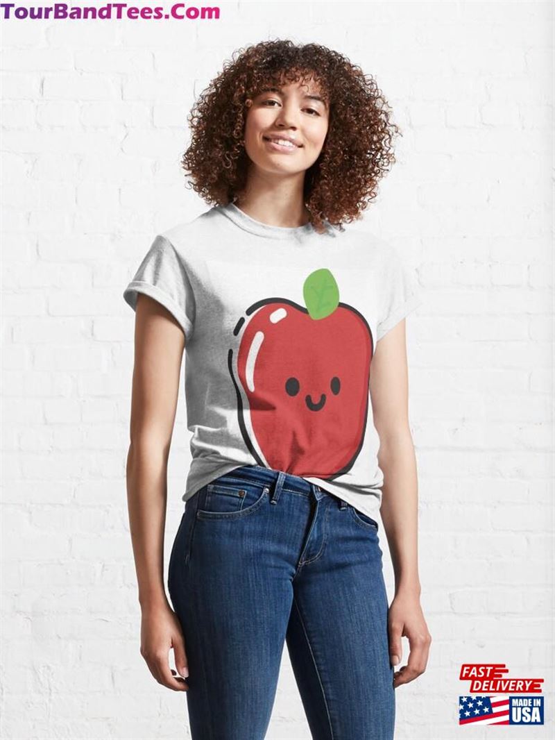 Sticker Chibi An Apple T-Shirt Unisex 29Uf182600 – Utopia Fashion