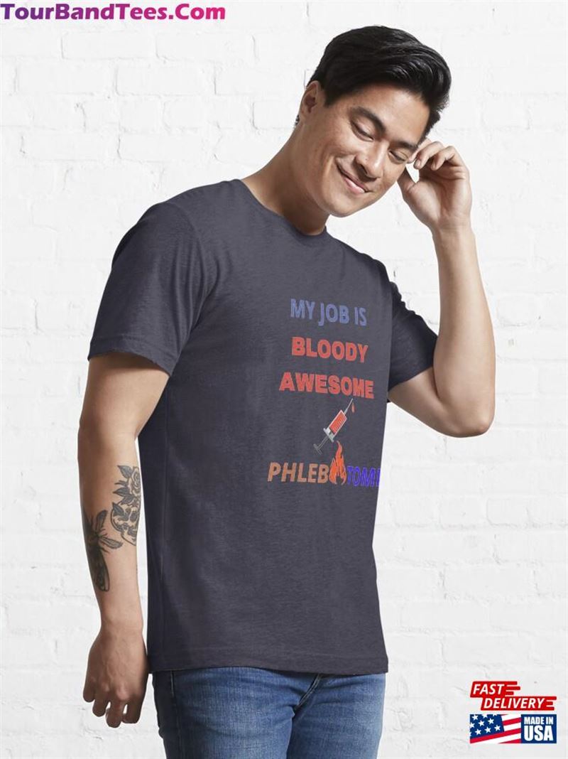 Sticking With Pride The Joys And Rewards Of Being A Phlebotomist Essential T-Shirt Sweatshirt 29Uf172472 – Utopia Fashion