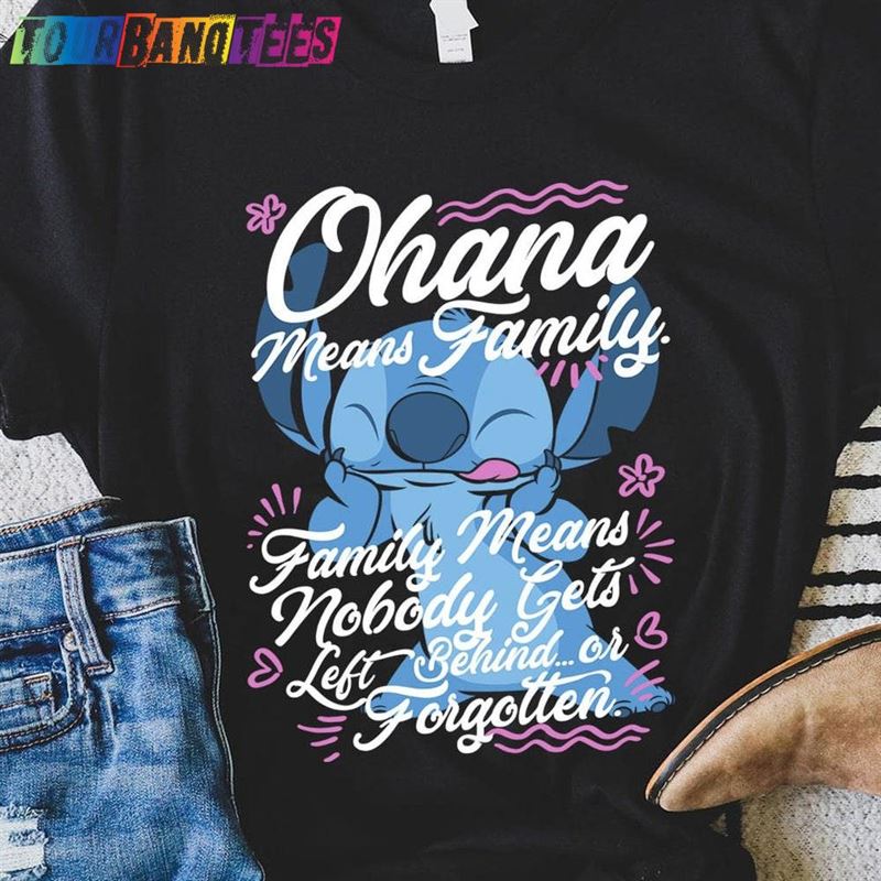 Stitch Day Ohana Means Family Shirt Lilo And Disney Movie T-Shirt Unisex 29Uf178685 – Utopia Fashion