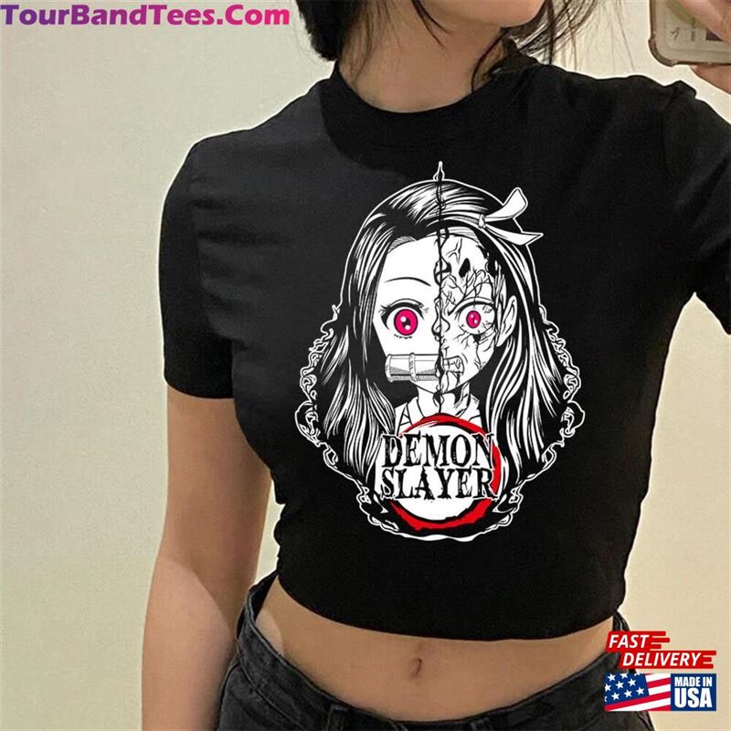 Street Style Anime Crop Tops Aesthetic Shirt Kawaii Graphic Tee Unisex Classic 29Uf172521 – Utopia Fashion