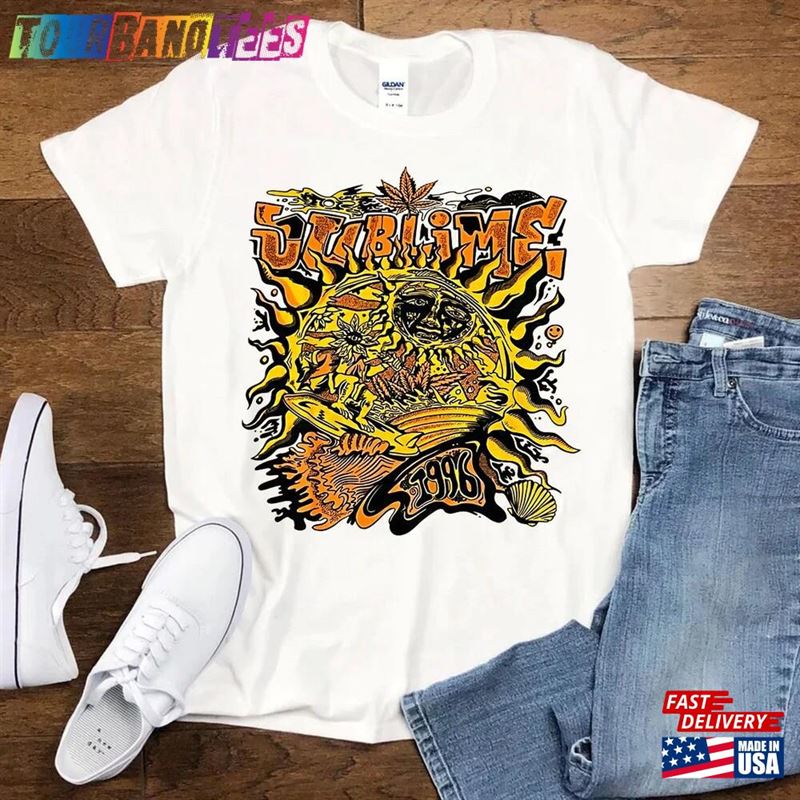 Sublime Band T-Shirt Vintage Tour Concert Yellow Rock Music Tee Hoodie Sweatshirt 29Uf165948 – Utopia Fashion