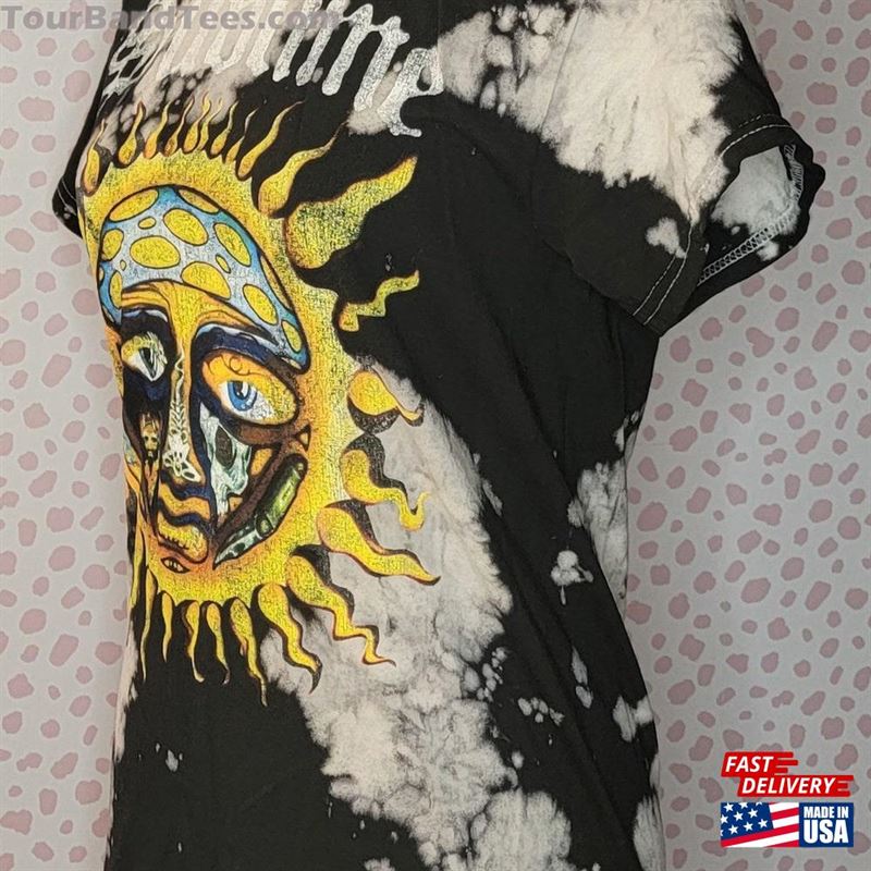 Sublime Sun Distressed Vintage Style Band Tee Black Gray Tie Dye Concert Classic Hoodie 29Uf171267 – Utopia Fashion