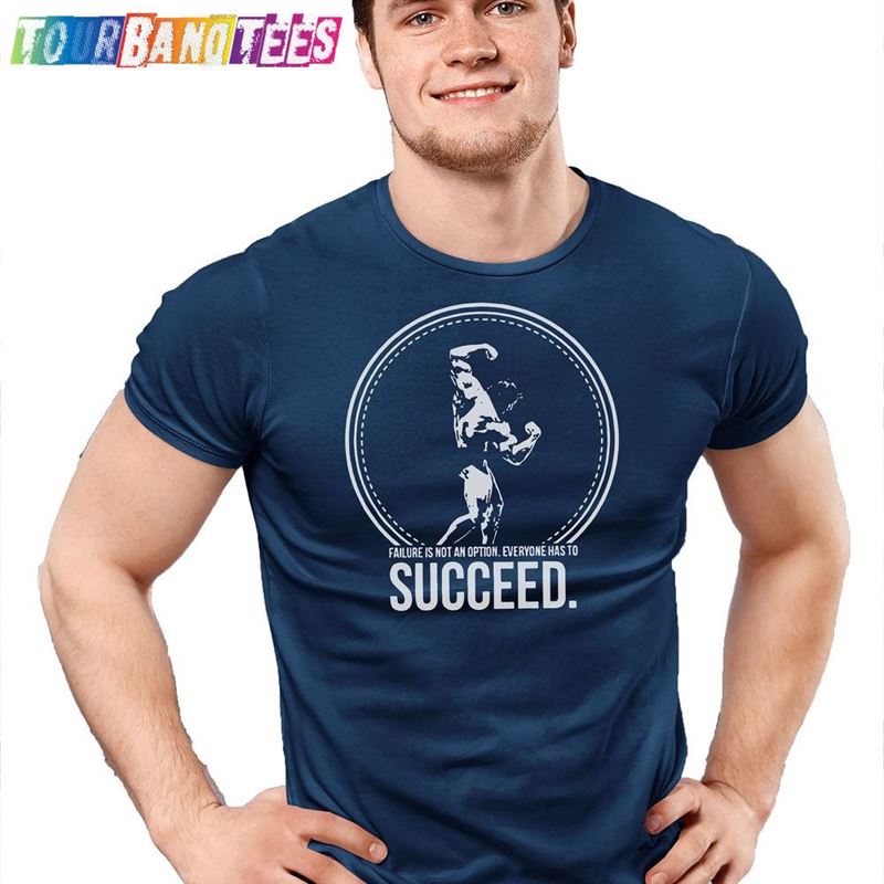 Succeed Men’S Gym T-Shirt Adults Cartoon Tee Shirt Gamers Fitness Shirts Geek Training Top Funny Anime Sweatshirt Unisex 29Uf178631 – Utopia Fashion