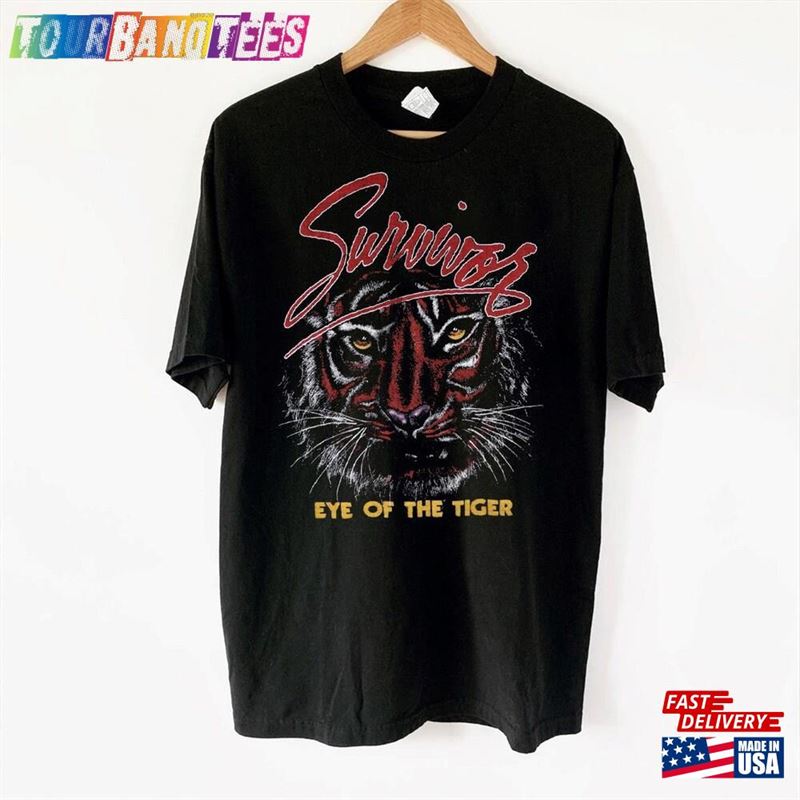 Survivor Eye Of The Tiger Going Distance Tour’82 Shirt Band T-Shirt Hoodie Unisex 29Uf173467 – Utopia Fashion