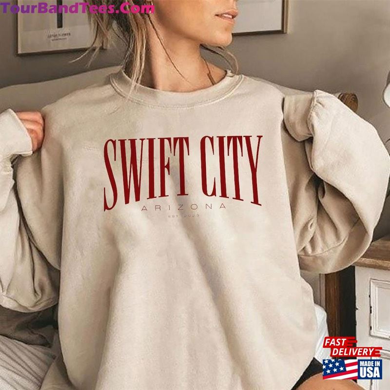 Swift City Shirt Est March The Eras Tour Glendale Arizona Hoodie Classic 29Uf182398 – Utopia Fashion