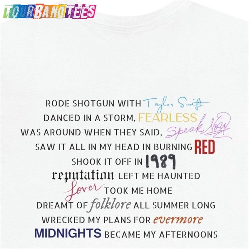 Swiftie The Eras Tour T-Shirt Outfit Merch Unisex 29Uf179883 – Utopia Fashion