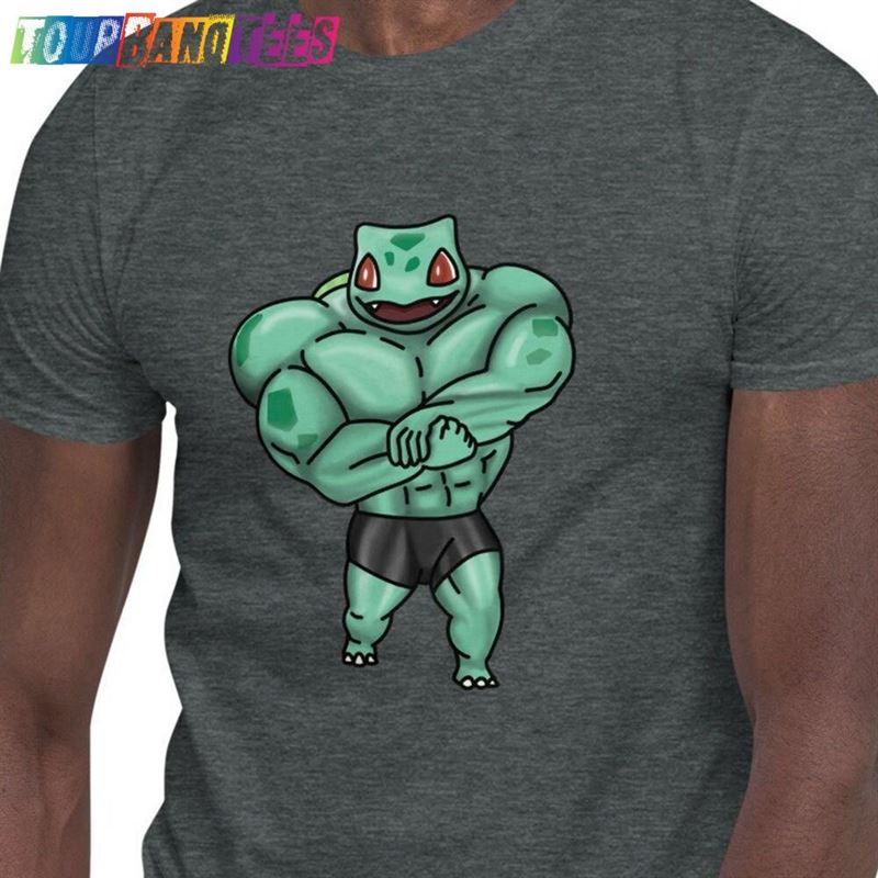 Swole Bulbasaur Short Sleeve Unisex T-Shirt Valentine Hoodie Classic 29Uf177003 – Utopia Fashion