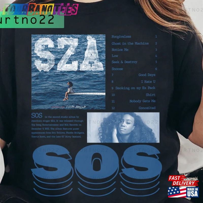 Sza Sos New Album Shirt T-Shirt Unisex Classic 29Uf171661 – Utopia Fashion