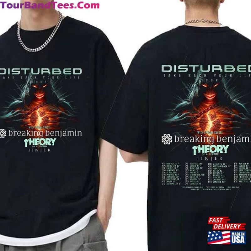 Take Back Your Life Tour Shirt Disturbed Band Fan Gift Classic T-Shirt 29Uf170038 – Utopia Fashion