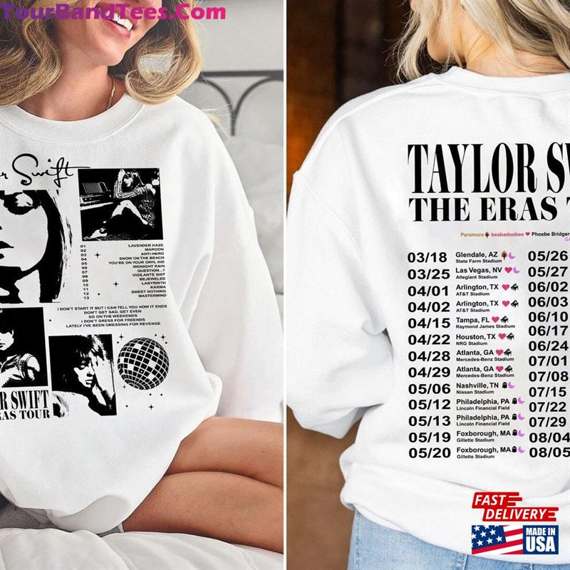 Taylor Eras Vintage Sweatshirt Side’S Version T-Shirt Unisex Hoodie 29Uf187184 – Utopia Fashion