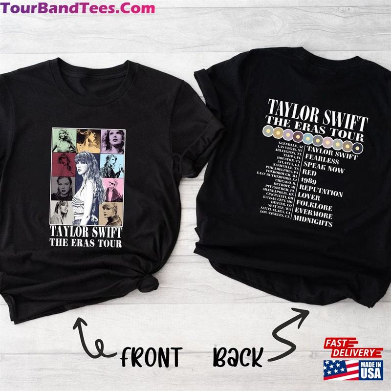 Taylor Swift The Eras Tour Shirt Swiftie Merch T-Shirt Back And Front Classic Unisex 29Uf177178 – Utopia Fashion