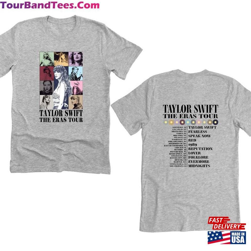 Taylor Swift The Eras Tour Shirt Swiftie Merch T-Shirt Back And Front Classic Unisex 29Uf177178 – Utopia Fashion