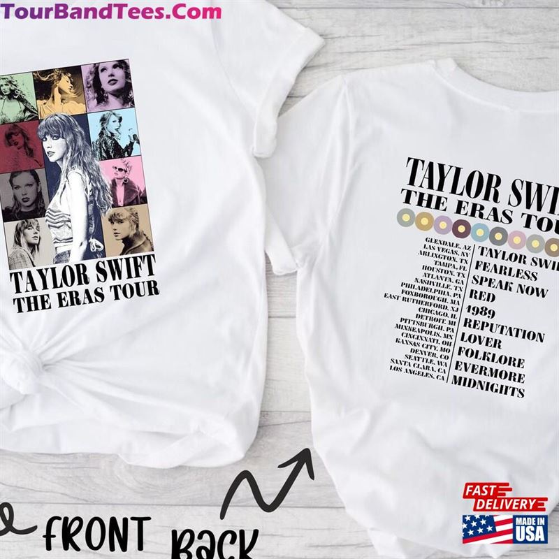 Taylor Swift The Eras Tour Shirt Swiftie Merch T-Shirt Back And Front Sweatshirt Unisex 29Uf172378 – Utopia Fashion