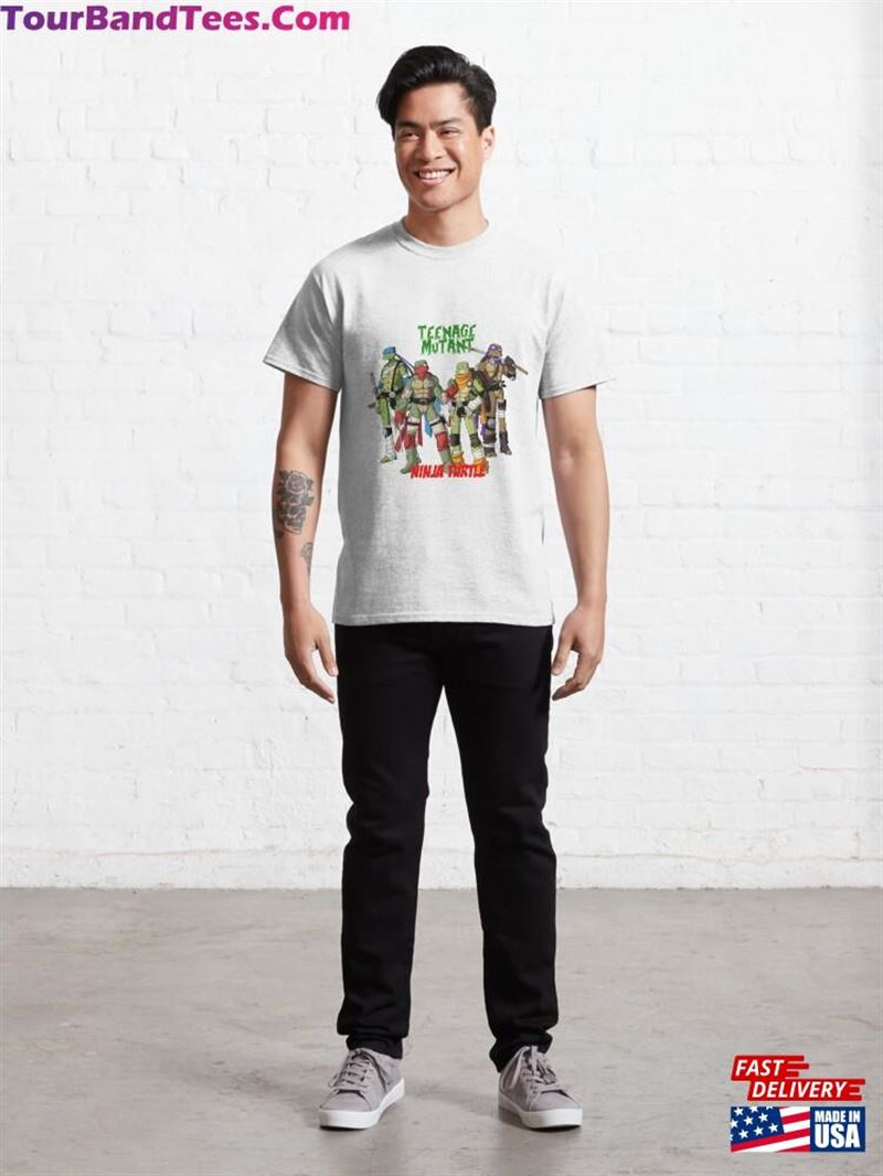 Teenage Mutant Sticker Ninja Turtles Shirt Classic Unisex 29Uf172581 – Utopia Fashion