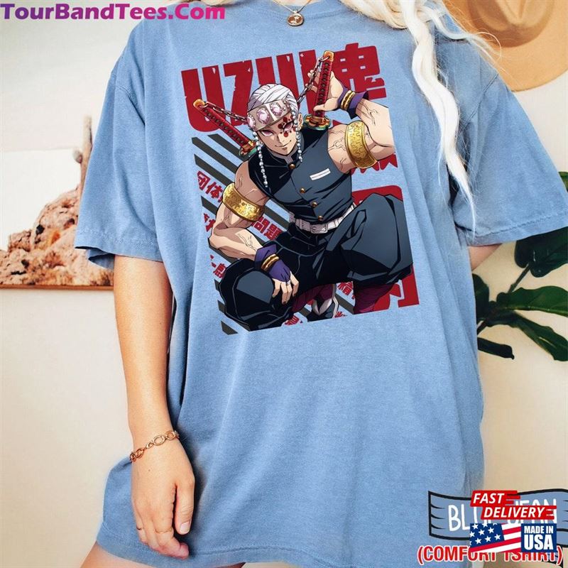 Tengen Uzui Vintage Anime Demon Shirt Slayer Hoodie Classic 29Uf186650 – Utopia Fashion