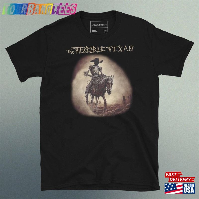 Terrible Texan Horseman Tee Sweatshirt T-Shirt 29Uf171548 – Utopia Fashion