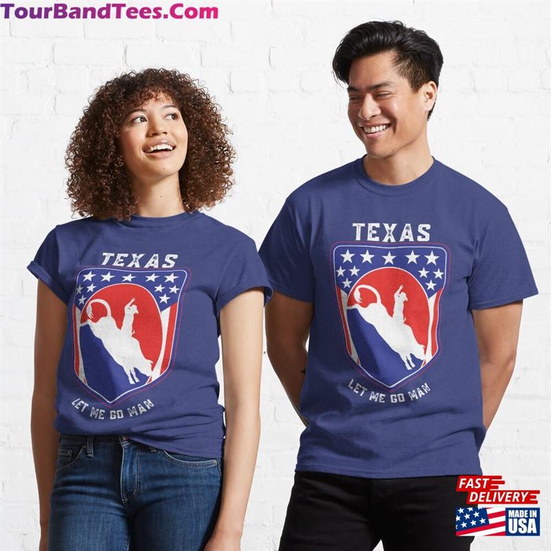 Texas Bull Rodeo Funny T Shirt Classic T-Shirt Unisex 29Uf187641 – Utopia Fashion