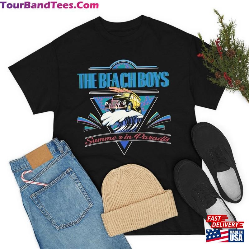 The Beach Boys Tour Band T-Shirt Shirt Rock 80S Tee Hoodie 29Uf168425 – Utopia Fashion