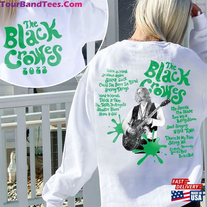 The Black Crowes Shirt Band Rock Blues Is Blood Concert Tour Sweatshirt Crows Hoodie Unisex T-Shirt 29Uf165470 – Utopia Fashion