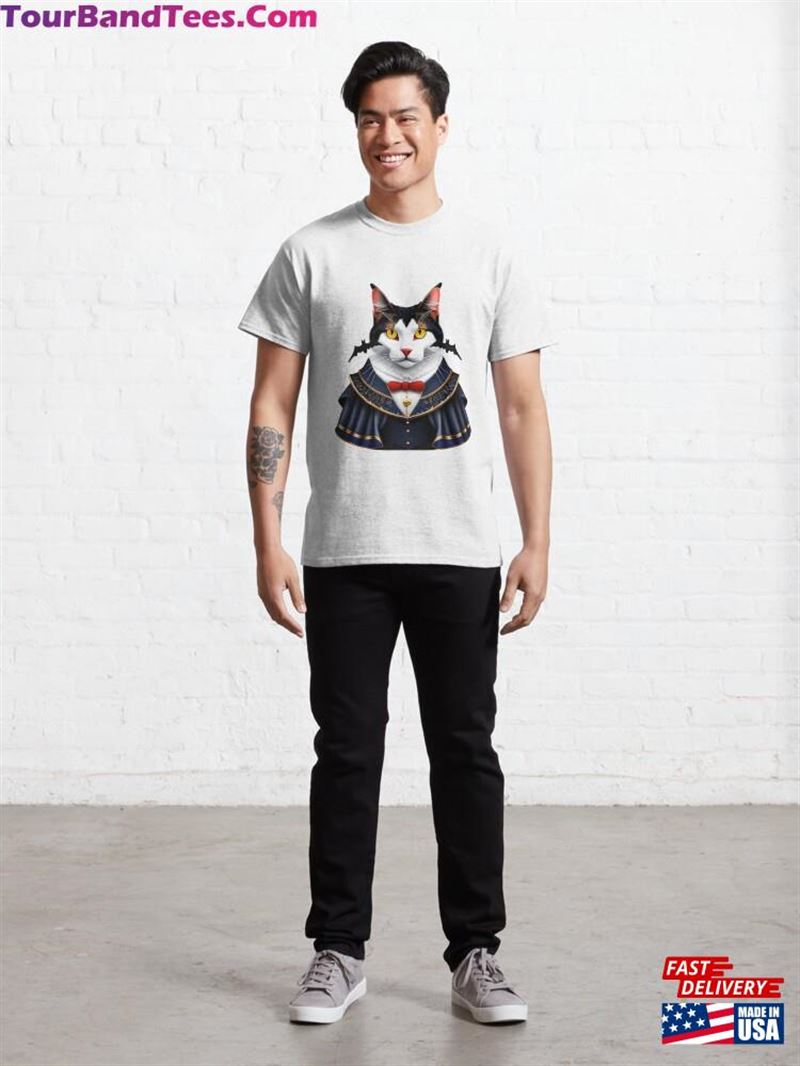 The Cracula Cat Design Classic T-Shirt Unisex 29Uf187108 – Utopia Fashion