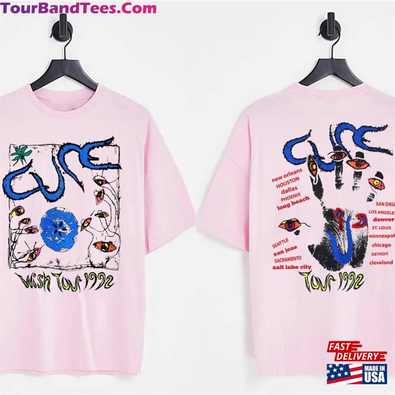 The Cure Rock Band Wish Tour T-Shirt 90S Retro Style Concert Album Music Hoodie 29Uf167491 – Utopia Fashion