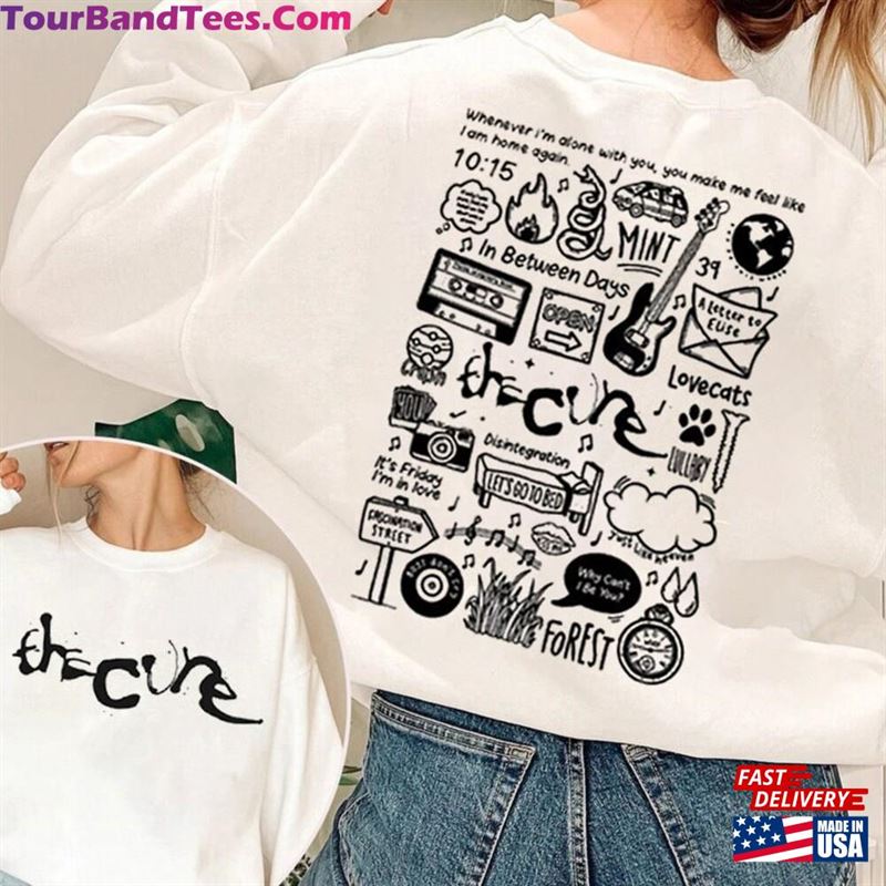 The Cure Shirt Concert Tour T-Shirt Rock Band Graphic Classic Sweatshirt 29Uf166110 – Utopia Fashion