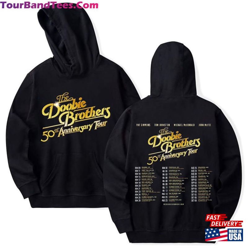 The Doobie Brothers 50Th Anniversary Tour Shirt Vintage Sweatshirt Unisex T-Shirt 29Uf166728 – Utopia Fashion