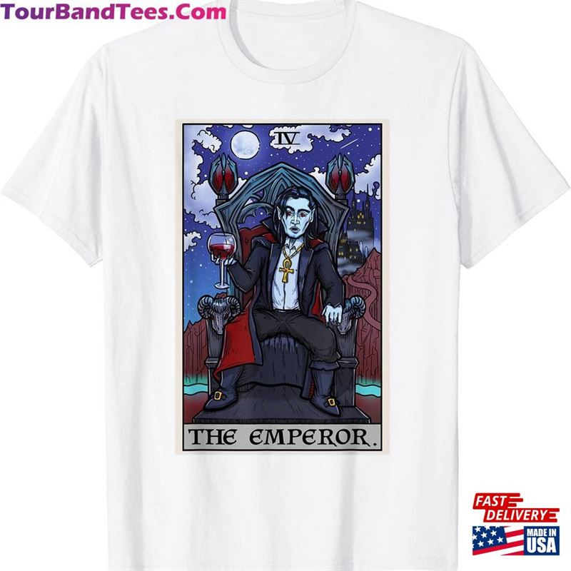 The Emperor Tarot Card Halloween Bram Stoker Count Dracula T-Shirt Hoodie Sweatshirt Classic Unisex 29Uf177287 – Utopia Fashion