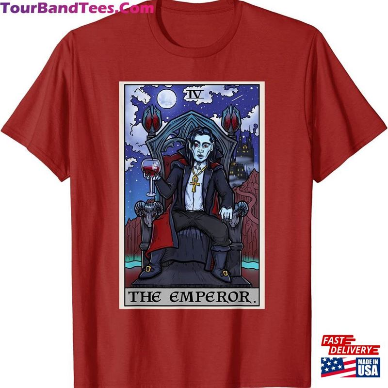 The Emperor Tarot Card Halloween Bram Stoker Count Dracula T-Shirt Hoodie Sweatshirt Classic Unisex 29Uf177287 – Utopia Fashion