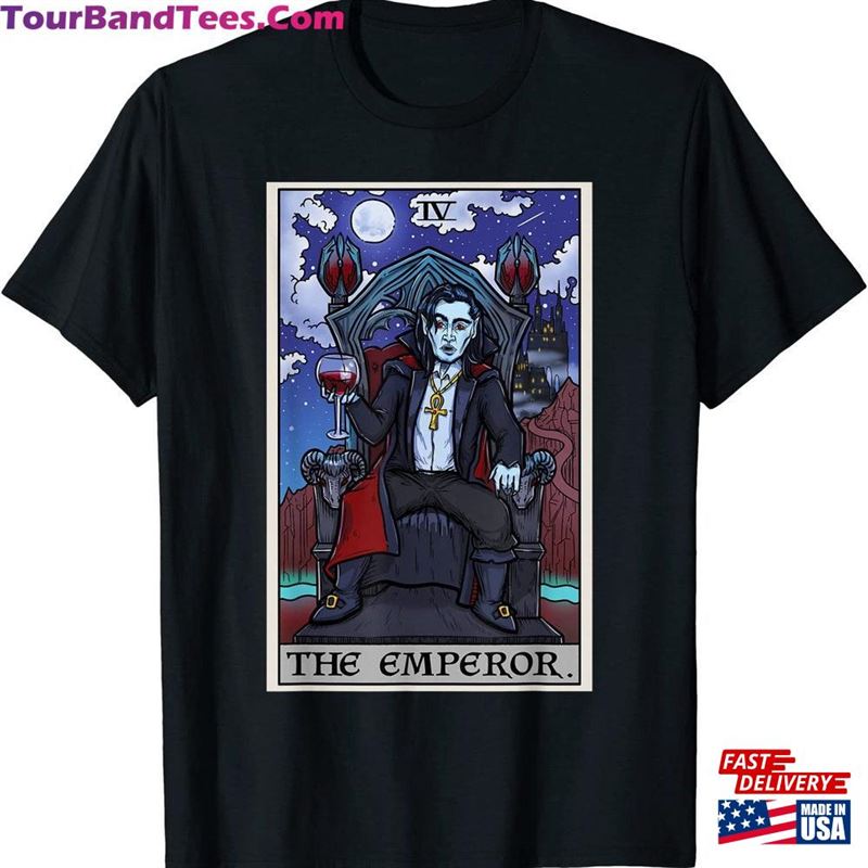 The Emperor Tarot Card Halloween Bram Stoker Count Dracula T-Shirt Hoodie Sweatshirt Classic Unisex 29Uf177287 – Utopia Fashion