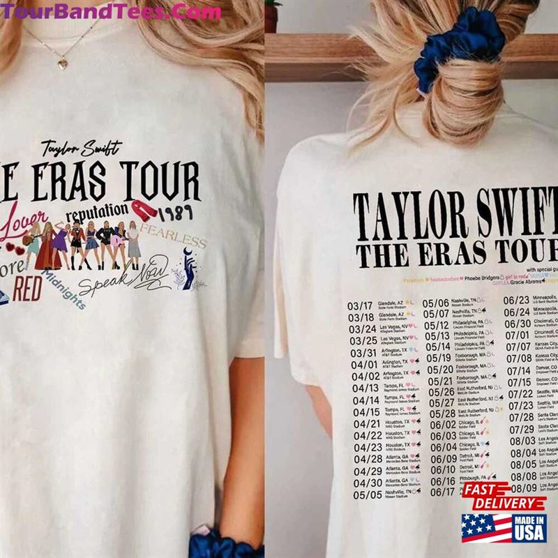 The Eras Tour Vintage Shirt Taylor Classic T-Shirt 29Uf167478 – Utopia Fashion