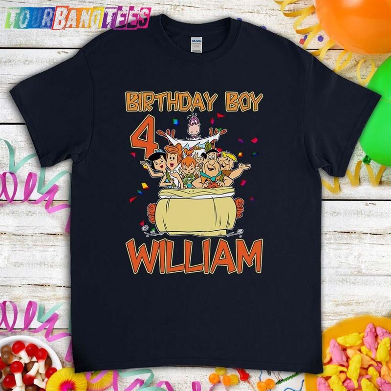 The Flintstones Family Birthday Shirt Funny Cartoon Kids Toddler T-Shirt Hoodie Unisex 29Uf176769 – Utopia Fashion