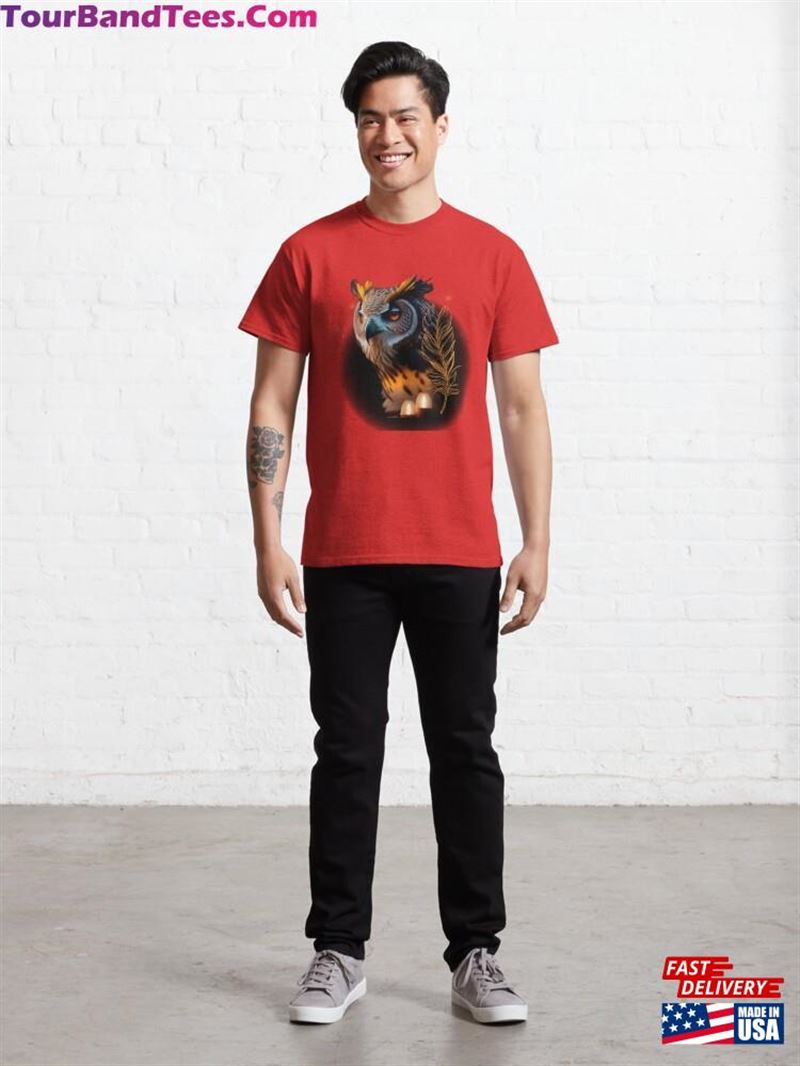 The Mystical Night Owl Classic T-Shirt Unisex 29Uf187389 – Utopia Fashion