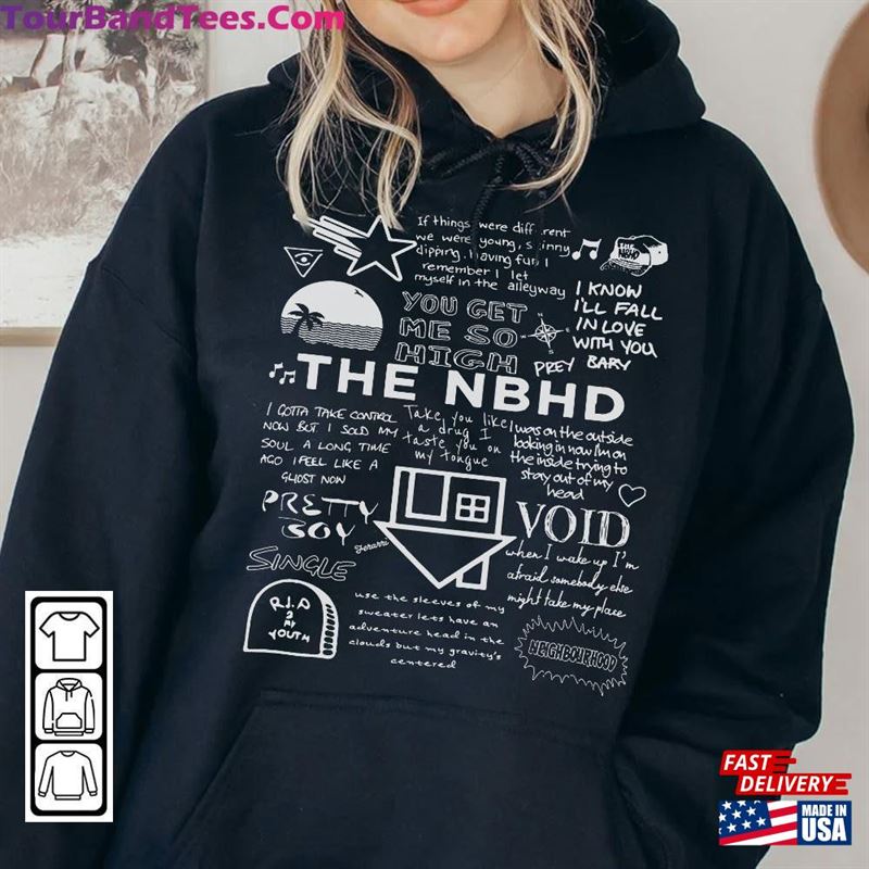 The Nbhd Lyric Album Song Sketch Unisex Sweatshirt 29Uf187615 – Utopia Fashion