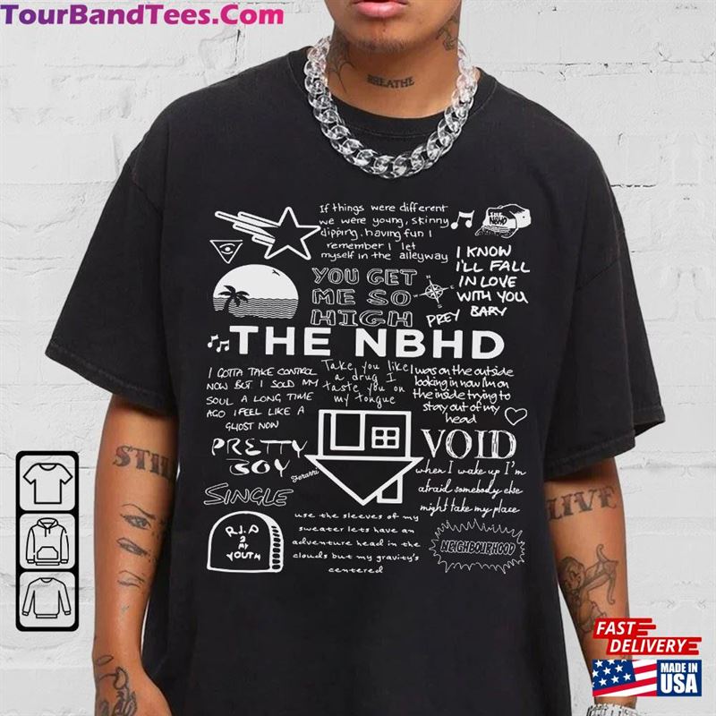 The Nbhd Lyric Album Song Sketch Unisex Sweatshirt 29Uf187615 – Utopia Fashion