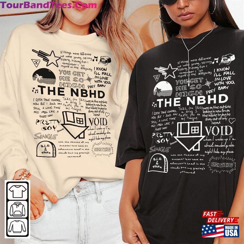 The Nbhd Lyric Album Song Sketch Unisex Sweatshirt 29Uf187615 – Utopia Fashion