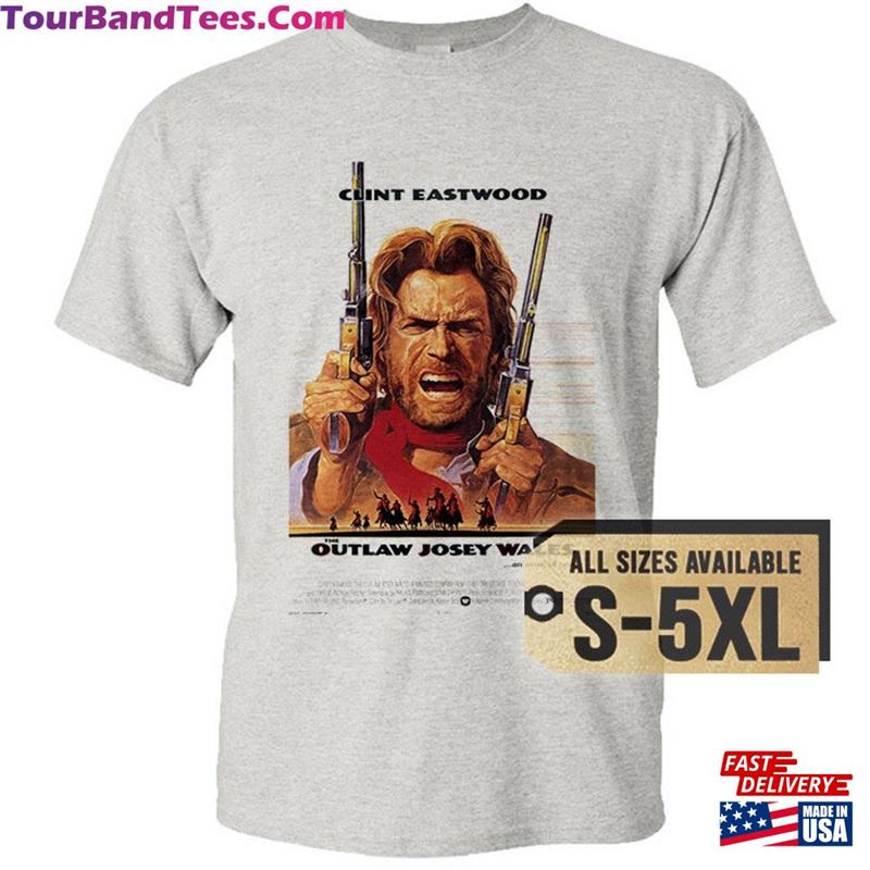 The Outlaw Josey Wales V8 Clint Eastwood Natural White Grey Vintage Men T-Shirt All Sizes S 5Xl Film Unisex Sweatshirt 29Uf167664 – Utopia Fashion