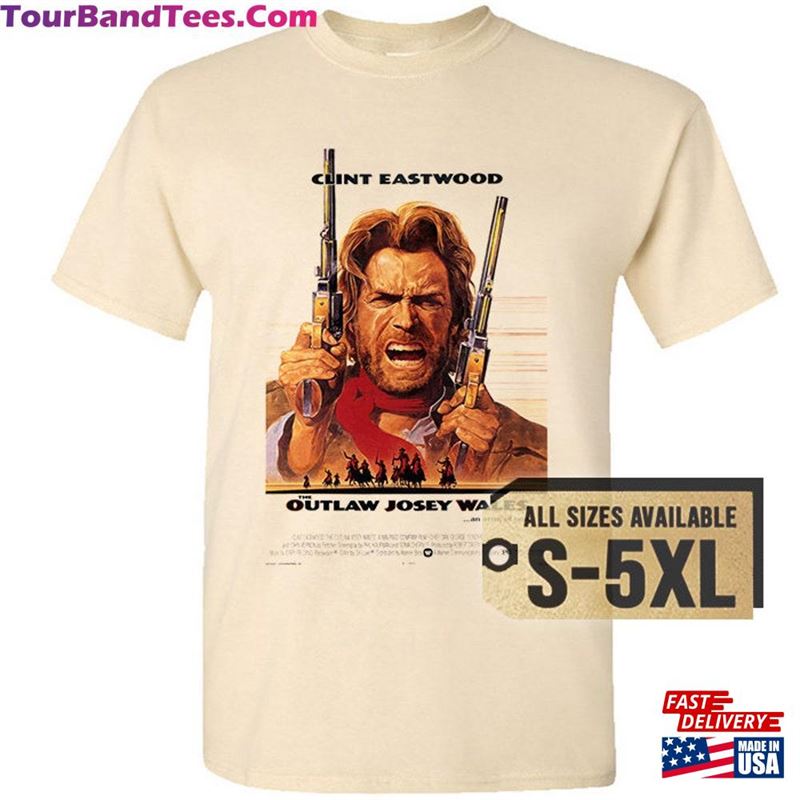 The Outlaw Josey Wales V8 Clint Eastwood Natural White Grey Vintage Men T-Shirt All Sizes S 5Xl Film Unisex Sweatshirt 29Uf167664 – Utopia Fashion