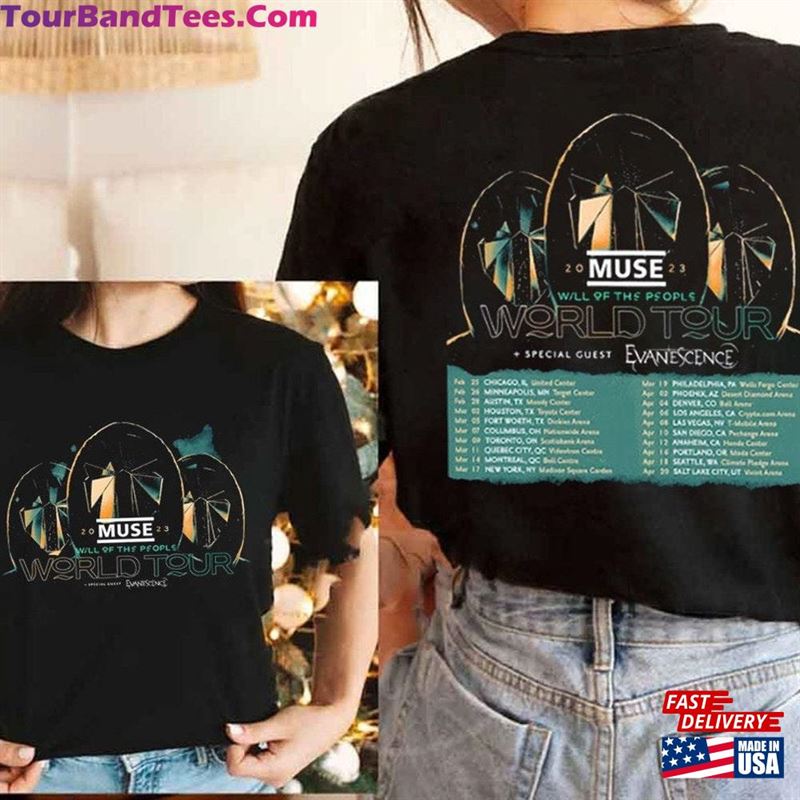 The People Tour Muse Rock Band T-Shirt Will Of Sweatshirt Unisex Classic 29Uf167206 – Utopia Fashion