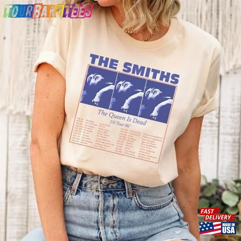 The Smiths Tour Shirt Queen Is Dead Us Vintage 80S Unisex T-Shirt 29Uf172070 – Utopia Fashion