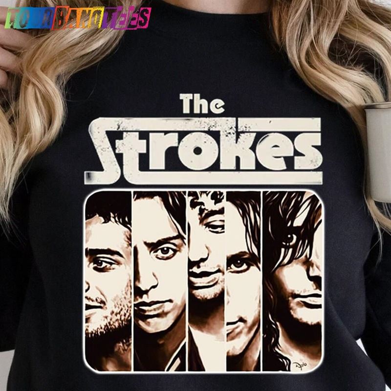 The Strokes Shirt Music Lovers Rock Band Vintage Hoodie Sweatshirt T-Shirt 29Uf174249 – Utopia Fashion