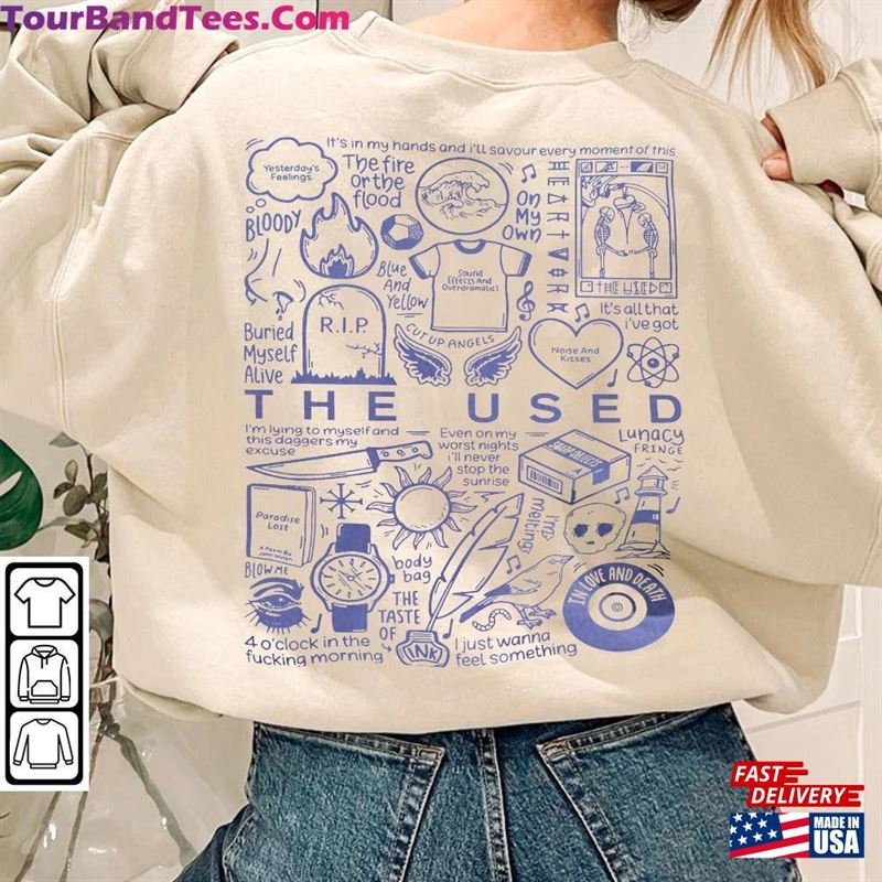 The Used Shirt Album Band Unisex Sweatshirt 29Uf168343 – Utopia Fashion