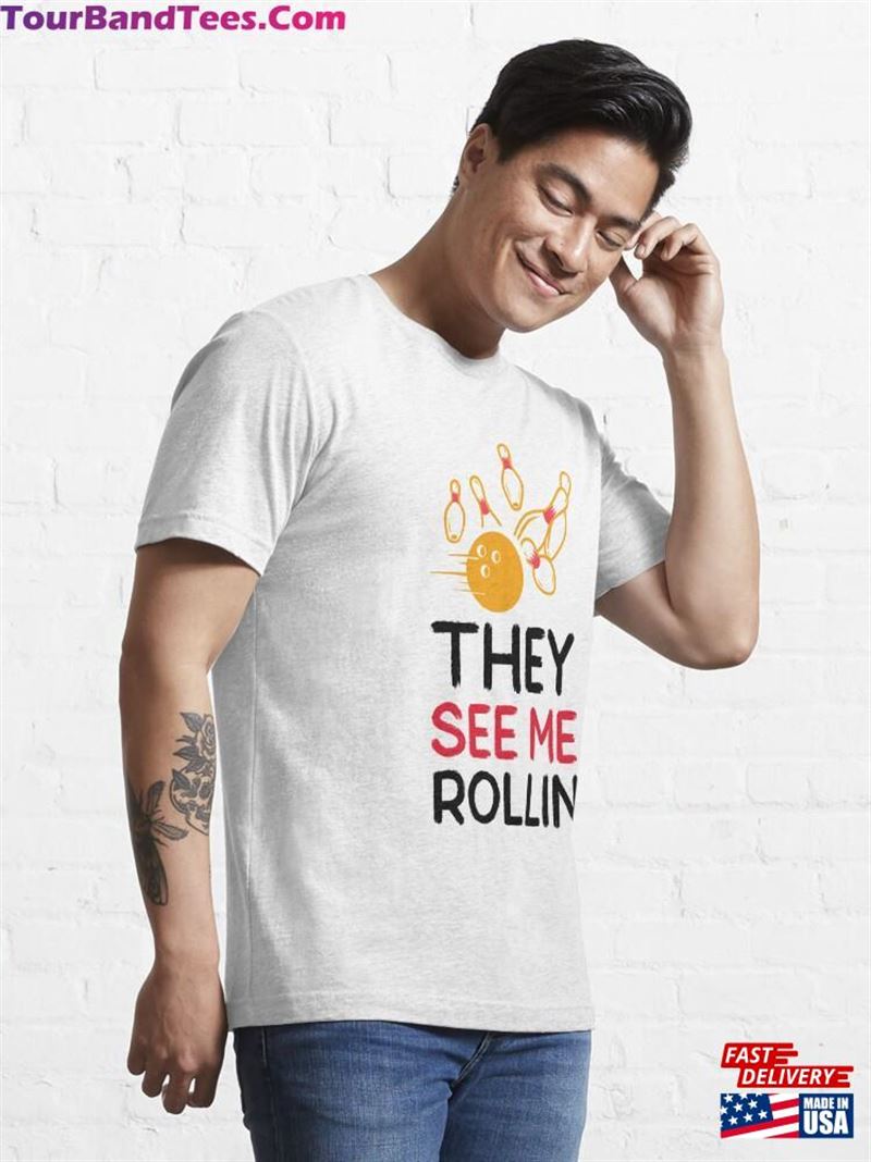 They See Me Rollin Bowling T-Shirt Classic 29Uf177788 – Utopia Fashion